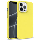 Starry Series Shockproof Straw Material + TPU Protective Case For iPhone 13 Pro Max(Yellow)