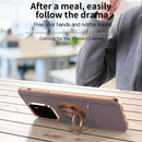 6D Electroplating Full Coverage Silicone Protective Case with Magnetic Ring Holder For iPhone 13 Pro(Dark Green)