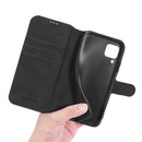 For Samsung Galaxy A22 4G DG.MING Retro Oil Side Horizontal Flip Leather Case with Holder & Card Slots & Wallet(Black)