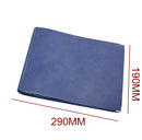 B5 Faux Leather Loose-leaf Grid Notebook, Style:Checkered Core(Blue)