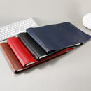 B5 Faux Leather Loose-leaf Grid Notebook, Style:Checkered Core(Brown)