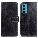 For Motorola Edge 20 Retro Crazy Horse Texture Horizontal Flip Leather Case with Holder & Card Slots & Photo Frame & Wallet(Black)