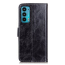 For Motorola Edge 20 Retro Crazy Horse Texture Horizontal Flip Leather Case with Holder & Card Slots & Photo Frame & Wallet(Black)