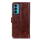 For Motorola Edge 20 Retro Crazy Horse Texture Horizontal Flip Leather Case with Holder & Card Slots & Photo Frame & Wallet(Brown)