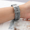 For FITBIT Charge 2 Smart Watch Canvas Watch Band, Size:S(Light Grey)