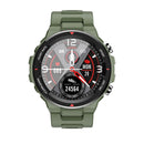 Q70C 1.28 inch TFT Touch Screen Bluetooth 5.0 IP67 Waterproof Smart Watch, Support Sleep Monitoring/Heart Rate Monitoring/Call Reminder/Multi-sports Mode(Army Green)