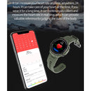 Q70C 1.28 inch TFT Touch Screen Bluetooth 5.0 IP67 Waterproof Smart Watch, Support Sleep Monitoring/Heart Rate Monitoring/Call Reminder/Multi-sports Mode(Army Green)