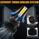 1 Pair V10 9006 6000K / 8000LM / 40W / DC10-32V IP67 Waterproof Car LED Headlight
