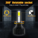 1 Pair V10 H1 6000K / 8000LM / 40W / DC10-32V IP67 Waterproof Car LED Headlight