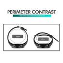 SKMEI 1681 Multifunctional LED Digital Display Luminous Electronic Watch, Support Body / Ambient Temperature Measurement(Black White)