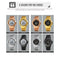 SKMEI 1712 Dual Time LED Digital Display Luminous Stainless Steel Strap Electronic Watch(Silver and White)