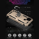 For OPPO Realme C21 Shockproof TPU + PC Protective Case with 360 Degree Rotating Holder(Gold)