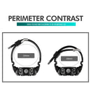 SKMEI 1742 Four-screen LED Digital Display Luminous Sports Shockproof Electronic Watch for Men(Black)