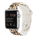 Silicone Painted Pattern Watch Band For Apple Watch Series 7 41mm / 6 & SE & 5 & 4 40mm / 3 & 2 & 1 38mm(G)