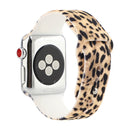 Silicone Painted Pattern Watch Band For Apple Watch Series 7 41mm / 6 & SE & 5 & 4 40mm / 3 & 2 & 1 38mm(G)