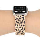 Silicone Painted Pattern Watch Band For Apple Watch Series 7 41mm / 6 & SE & 5 & 4 40mm / 3 & 2 & 1 38mm(G)