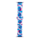 Silicone Painted Pattern Watch Band For Apple Watch Series 8&7 41mm / SE 2&6&SE&5&4 40mm / 3&2&1 38mm(J)