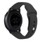 For Samsung Galaxy Watch Active2 Bluetooth Version 44mm Smart Watch Solid Color Silicone Watch Band, Size:L (Black)