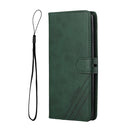 For Realme 8 / 8 Pro Stitching Style 2-Color Cow Texture Horizontal Flip PU Leather Case with Holder & Card Slot & Lanyard(Green)