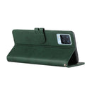 For Realme 8 / 8 Pro Stitching Style 2-Color Cow Texture Horizontal Flip PU Leather Case with Holder & Card Slot & Lanyard(Green)