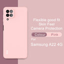 For Samsung Galaxy A22 4G IMAK UC-2 Series Shockproof Full Coverage Soft TPU Case(Pink)