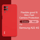 For Samsung Galaxy A22 4G IMAK UC-2 Series Shockproof Full Coverage Soft TPU Case(Red)