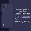 For Samsung Galaxy A22 4G IMAK UC-2 Series Shockproof Full Coverage Soft TPU Case(Blue)