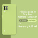 For Samsung Galaxy A22 4G IMAK UC-2 Series Shockproof Full Coverage Soft TPU Case(Green)