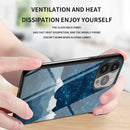 For iPhone 13 Pro Starry Sky Pattern Tempered Glass + TPU Shockproof Protective Case (Star Chess)
