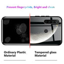 Colorful Painted Glass Shockproof Protective Case For iPhone 13 Mini(Starry Lion)