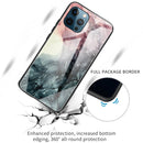 Abstract Marble Pattern Glass Protective Case For iPhone 13 Pro(Abstract Black)