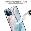 Abstract Marble Pattern Glass Protective Case For iPhone 13 Pro(Abstract Gray)
