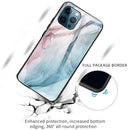 Abstract Marble Pattern Glass Protective Case For iPhone 13 Pro Max(Abstract Gray)