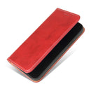 Fierre Shann PU Leather Texture Horizontal Flip Leather Case with Holder & Card Slots & Wallet For iPhone 13(Red)