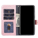For Samsung Galaxy A32 4G Zipper Bag PU + TPU Horizontal Flip Leather Case with Holder & Card Slot & Wallet & Lanyard(Rose Gold)