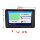 Q5 Car 5 inch HD TFT Touch Screen GPS Navigator Support TF Card / MP3 / FM Transmitter, Specification:Africa Map