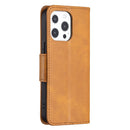 For iPhone 13 Retro Lambskin Texture Pure Color Horizontal Flip PU Leather Case, with Holder & Card Slots & Wallet & Lanyard(Yellow)