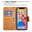 For iPhone 13 Retro Lambskin Texture Pure Color Horizontal Flip PU Leather Case, with Holder & Card Slots & Wallet & Lanyard(Yellow)