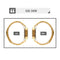 SKMEI 1763 Qibla Calendar Timing Multifunctional LED Digital Display Stainless Steel Strap Luminous Electronic Watch(Gold and White)