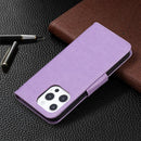 Embossing Two Butterflies Pattern Horizontal Flip PU Leather Case with Holder & Card Slot & Wallet & Lanyard For iPhone 13(Purple)
