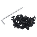 A5477 100 PCS M5x16+M5x19 Mudguard Screws with Wrench N90775001 N90648702 for Audi