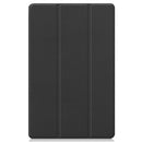 For Huawei MatePad Pro 12.6 2021 Custer Texture Horizontal Flip Leather Case with Three-folding Holder & Sleep / Wake-up Function(Black)