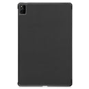 For Huawei MatePad Pro 12.6 2021 Custer Texture Horizontal Flip Leather Case with Three-folding Holder & Sleep / Wake-up Function(Black)