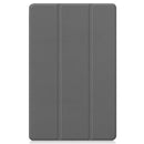For Huawei MatePad Pro 12.6 2021 Custer Texture Horizontal Flip Leather Case with Three-folding Holder & Sleep / Wake-up Function(Grey)