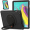For Samsung Galaxy Tab S5e 10.5 inch T720 2019 Shockproof TPU + PC Protective Case with 360 Degree Rotation Foldable Handle Grip Holder & Pen Slot(Black)