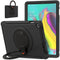 For Samsung Galaxy Tab S5e 10.5 inch T720 2019 Shockproof TPU + PC Protective Case with 360 Degree Rotation Foldable Handle Grip Holder & Pen Slot(Black)