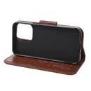 Butterfly Flower Pattern Horizontal Flip Leather Case with Holder & Card Slots & Wallet For iPhone 13(Brown)