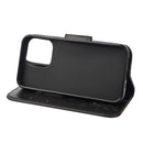 Butterfly Flower Pattern Horizontal Flip Leather Case with Holder & Card Slots & Wallet For iPhone 13(Black)