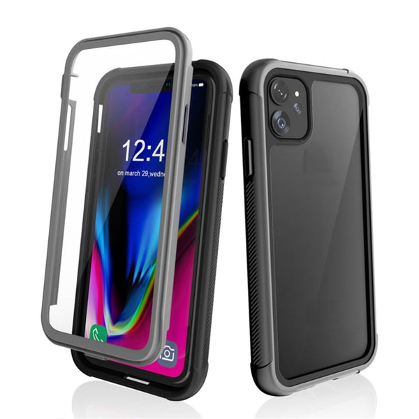 For iPhone 11 RedPepper Shockproof Scratchproof Dust-proof PC + TPU Protective Case(Black)