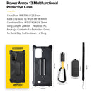 For Ulefone Armor 13 Ulefone Multifunctional TPU + PC Protective Case with Back Clip & Carabiner